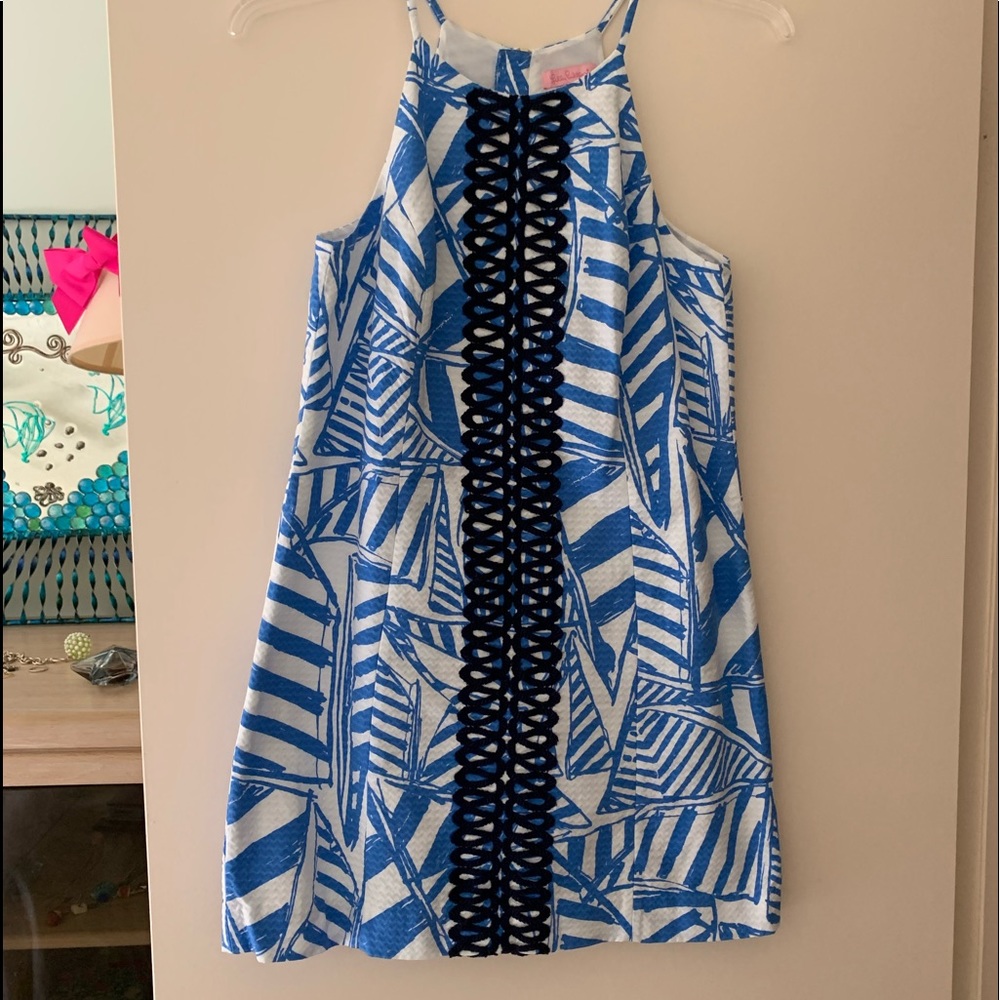 Lilly Pulitzer Annabelle Sailboat Shift. Size 6.